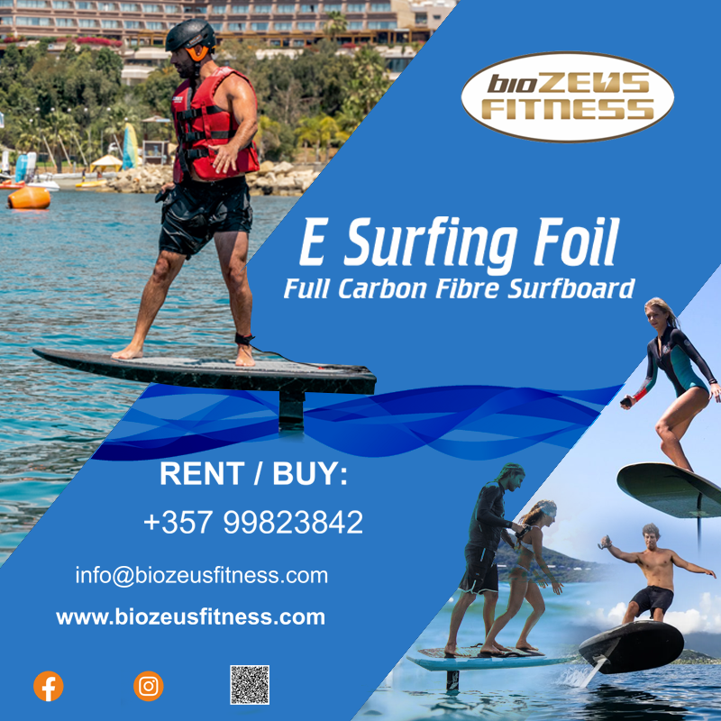 BIOZEUS FULL CARBON FIBRE EFOIL SURFBOARD ELECTRIC HYDROFOIL SURF BOARD - Biozeus fitness